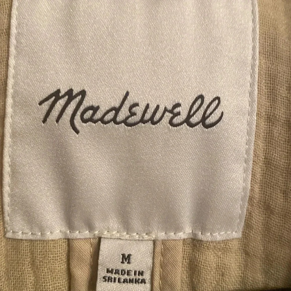 Madewell tan oversized 100% cotton blazer - medium - NWT - Picture 2 of 7